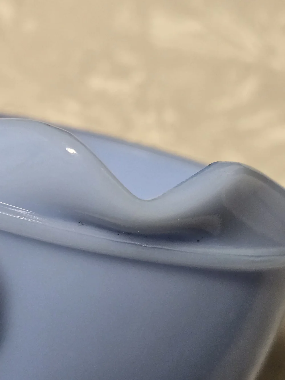 Vintage Jeannette Glass Delphite blue one-cup measuring cup